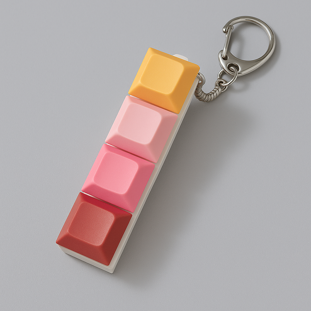 ของเล่นคลายเบื่อ คีย์บอร์ดกลไก 4 ปุ่มแบบปรับแต่งได้