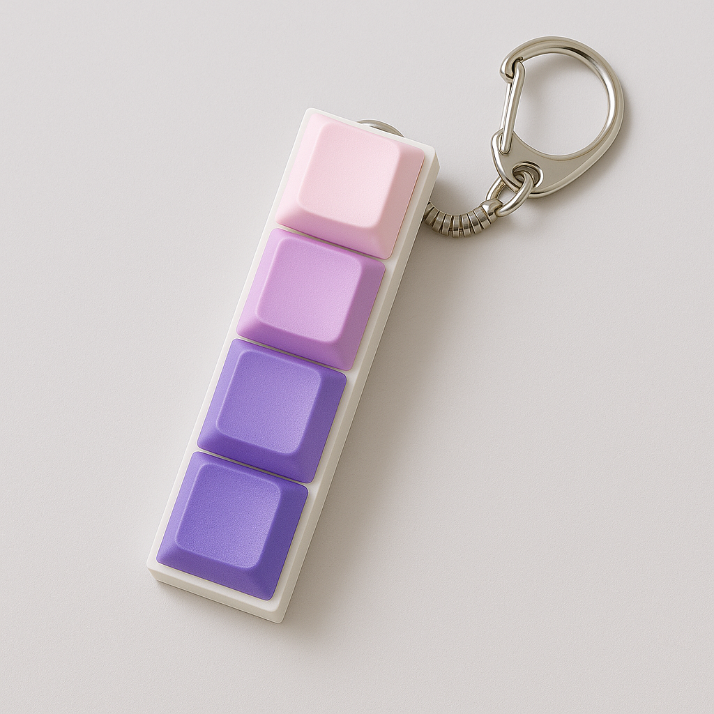 ของเล่นคลายเบื่อ คีย์บอร์ดกลไก 4 ปุ่มแบบปรับแต่งได้