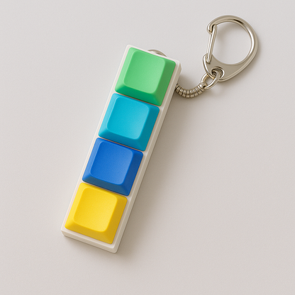 ของเล่นคลายเบื่อ คีย์บอร์ดกลไก 4 ปุ่มแบบปรับแต่งได้