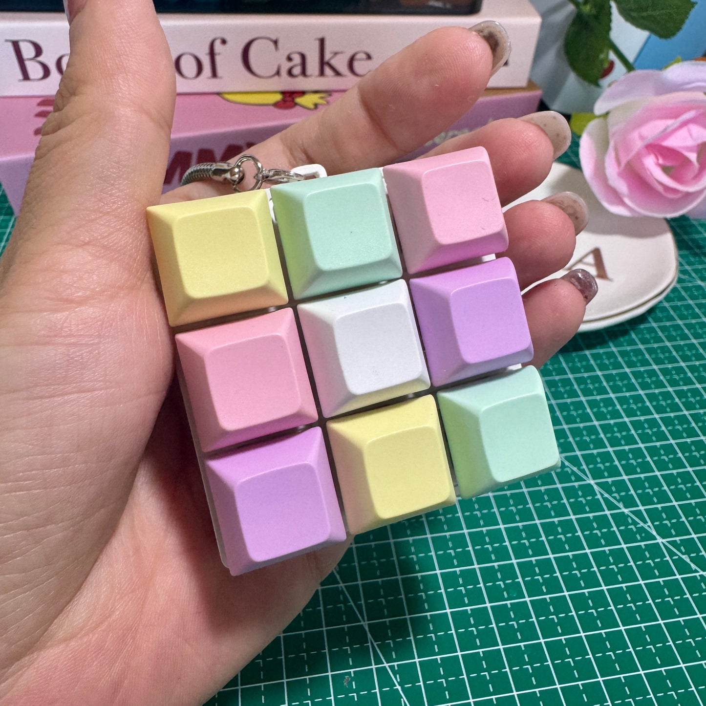 ของเล่นคลายเบื่อ คีย์บอร์ดกลไก 9 ปุ่มแบบปรับแต่งได้